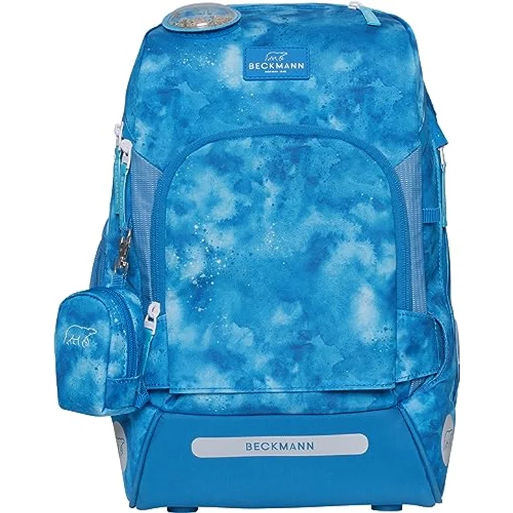 Beckmann Active Air FLX Space Mission, Schulrucksack Set (6tlg., blau) mit Laptopfach, Sportrucksack, Federmappe und Regenhülle – Bild 3