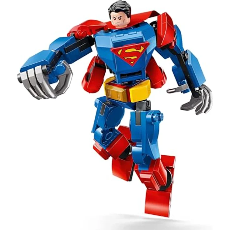 LEGO DC 76302 Superman Mech vs Lex Luthor, 120-teiliges Spielset für Kinder ab 6 Jahren mit beweglichem Superman Mech und Minifiguren – Bild 6