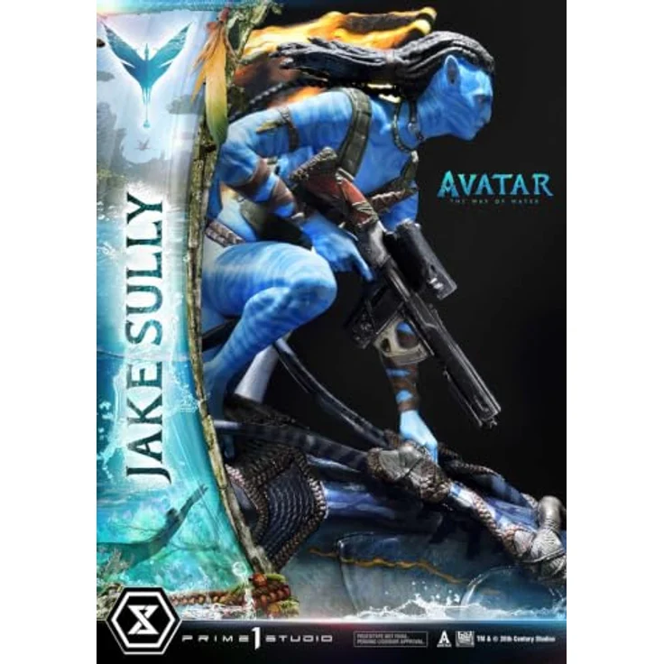 Prime 1 Studio Avatar: The Way of Water Statue Jake Sully Bonus Version, 59 cm, detailreiche Sammelfigur aus hochwertigem Kunststoff – Bild 8