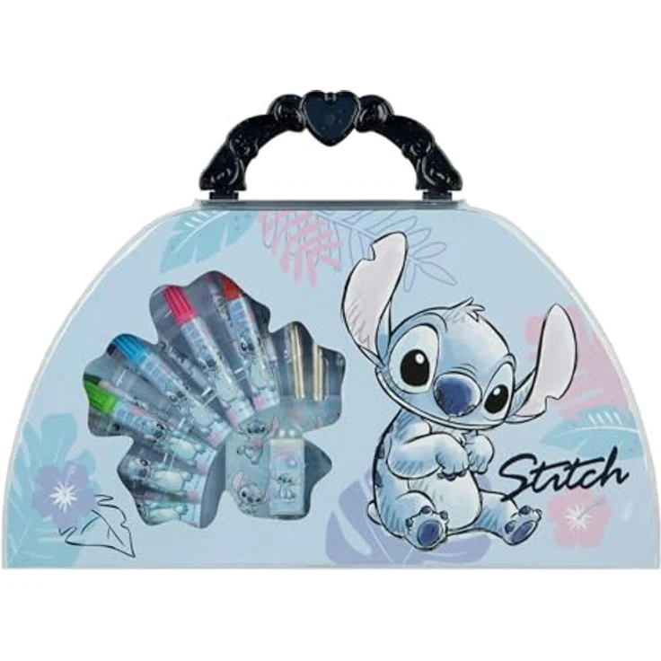 Lilo & Stitch Lilo & Stitch Schreibset – 51-tlg. Fun Edition für Kinder, vielfältiges Bastel- und Schreibzubehör in praktischer Aufbewahrungsbox – Bild 1