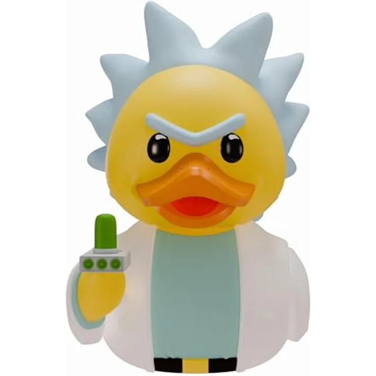 Numskull Rick and Morty Tubbz PVC Figur Rick Collector's Edition, 10 cm, detailreiche Gummienten-Design – Bild 1