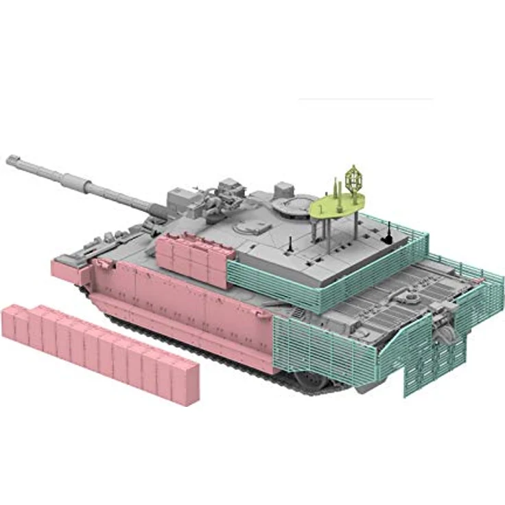 Rye Field Model Challenger 2 TES, British Main Battle Tank mit funktionalen Kettengliedern – Bild 4