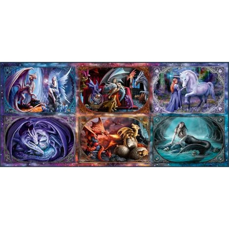 Trefl Prime - Puzzle UFT: Fantasy Creatures - 9000 Elemente, Anne Stokes, Großes Spiel, Dickster Karton, Bio, EKO, Mehrfarbig – Bild 2