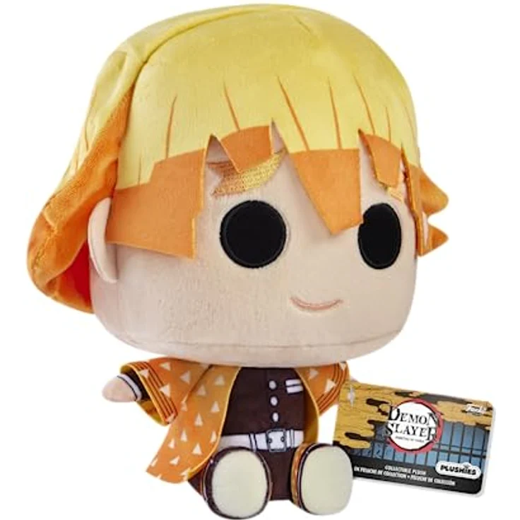 Funko Plush: Demon Slayer Zenitsu Agatsuma 7" Plüschtier - Offiziell lizenziert, Ideal als Geschenk für Anime-Fans, Fülltier für Kinder und Erwachsene – Bild 2