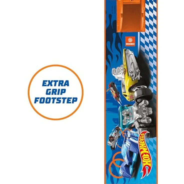 Mondo 18456 Klappbarer Roller HOT WHEELS, Höhenverstellbar, geeignet für Jungen ab 3 Jahren, bis 50 kg belastbar – Bild 3