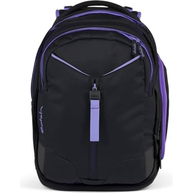 Satch Match Schulrucksack Purple Phantom, ergonomisch, reflektierend, 2 Hauptfächer, 1 Organizerfach – Bild 1