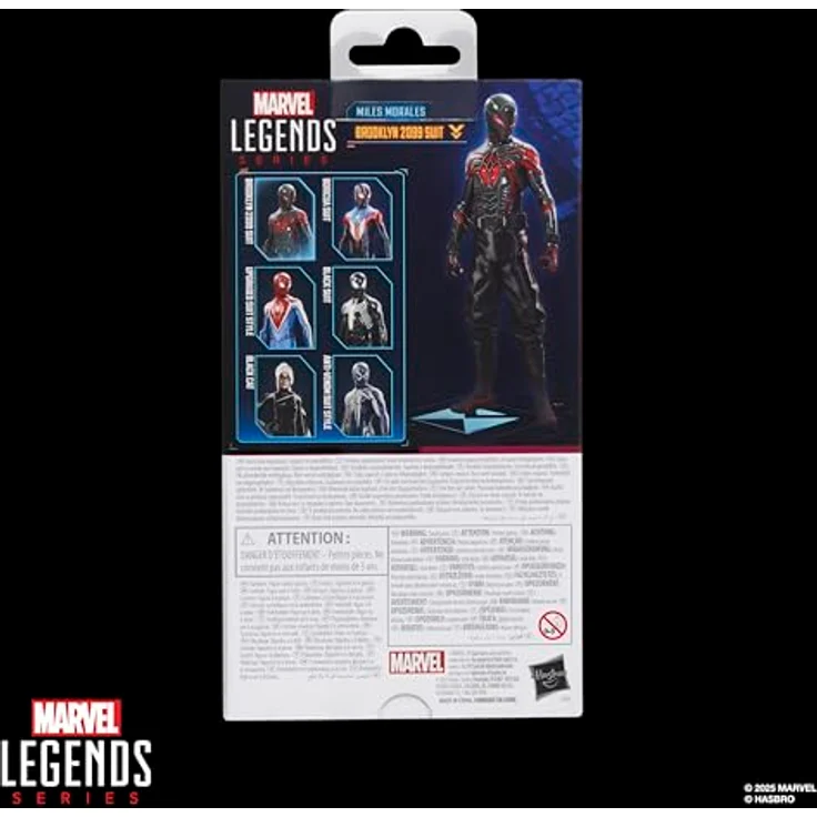 Hasbro Marvel Legends Spider-Man 2, Miles Morales Brooklyn 2099 Actionfigur, 15 cm, mit 6 Accessoires und beweglichen Gelenken – Bild 12