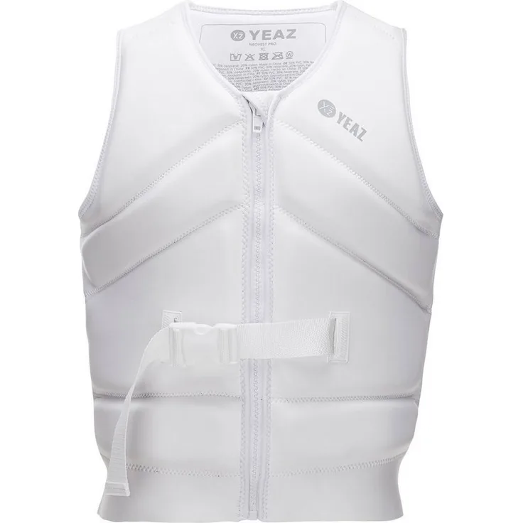 YEAZ Schwimmweste NEOVEST PRO neoprenweste mit gurt, Hochwertige Neopren Weste mit 50 Newton Auftrieb, Sportliches Design, Blau