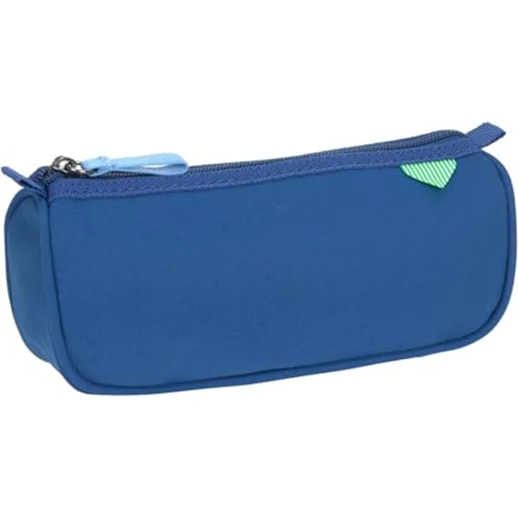 LÄSSIG Soft Pencil Case Unique Dark Blue, geräumiges Schlampermäppchen mit Zipper, 21,5 x 10,5 x 6 cm – Bild 2