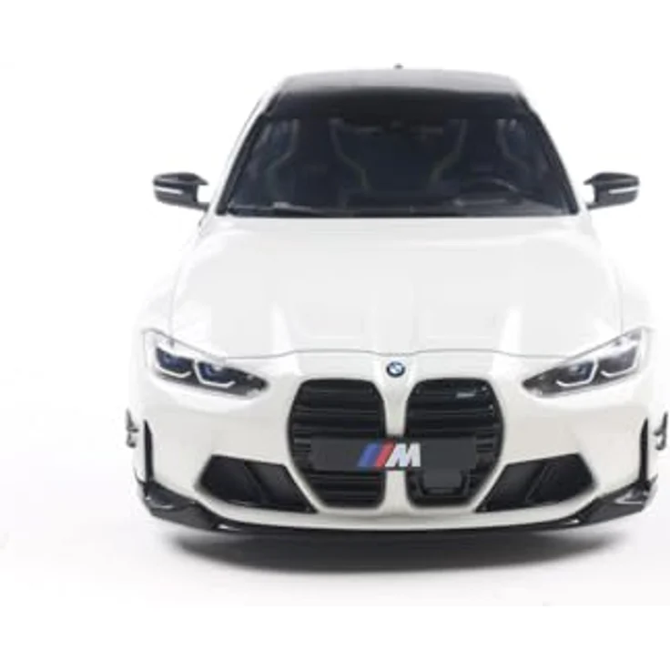 Solido 1:18 BMW M3 (G80), detailgetreues Modellfahrzeug in alpineweiss uni, 47,3 cm lang – Bild 2