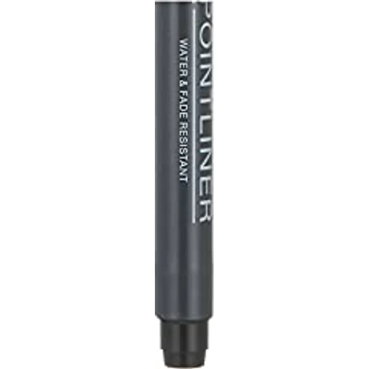 Pentel Pointliner S20P-8A, Fineliner, schwarz, wasserfest und lichtecht, 0,8 mm – Bild 3