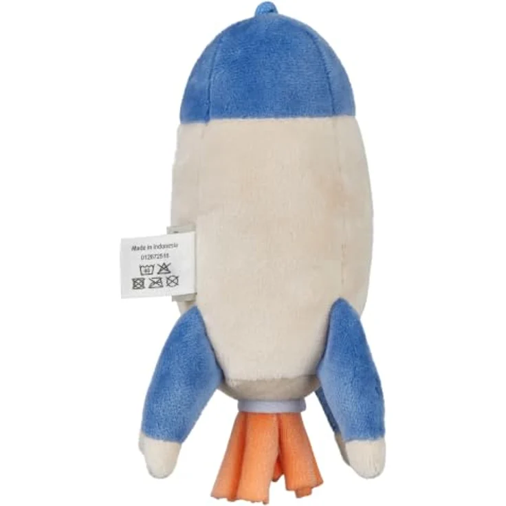Sterntaler Kuscheltier S WELTRAUM Rakete, 16 cm hoch, kunterbunt mit süßer Stickerei, ab Geburt geeignet, 40°C Maschinenwäsche – Bild 2