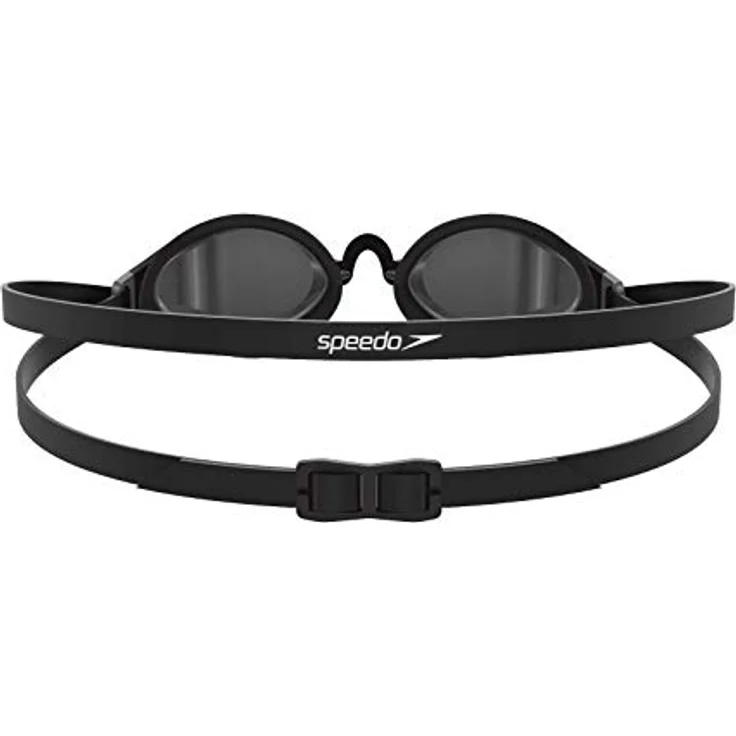 Speedo Fastskin Speedsocket 2 Schwimmbrille, bequeme Passform, Anti-Fog-Gläser, schwarz und silber, Erwachsene Unisex Größe – Bild 3