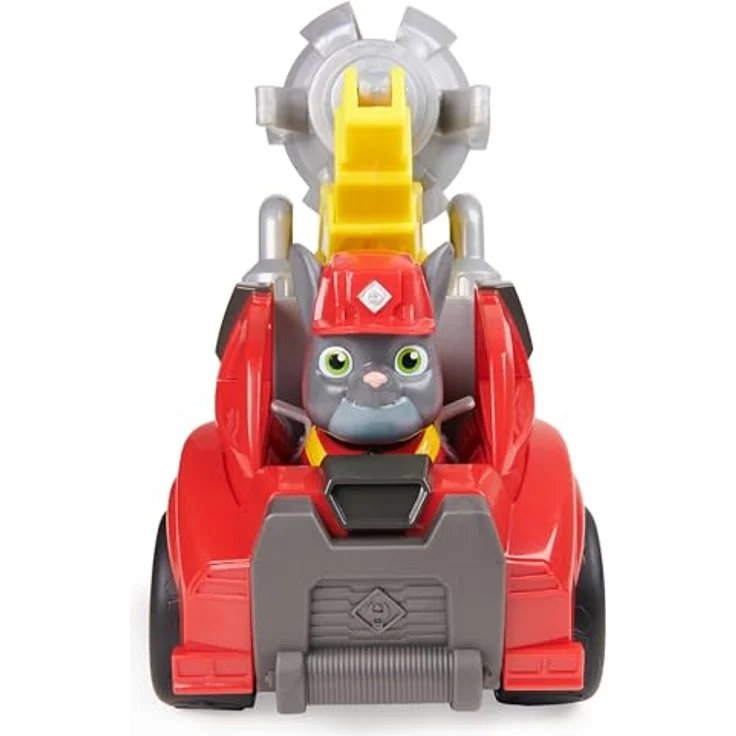 Spin Master Rubble & Crew, Kran-Baufahrzeug Solid Charger mit dreh- und ausfahrbarem Ausleger, inkl. abnehmbarer Spielfigur, für Kinder ab 3 Jahren – Bild 8