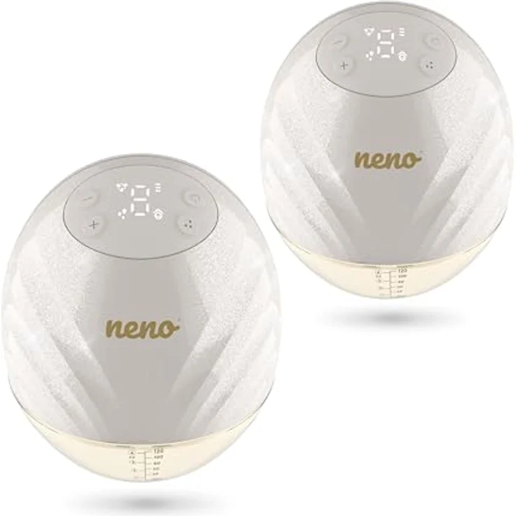 Neno Perla Twin, Kabellose Handfrei-Milchpumpe mit 3 Modi und 9 Stufen, Trichtergröße 26 mm, 19 mm, 22 mm – Bild 4