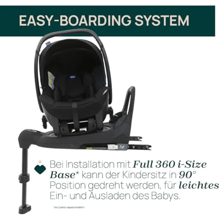 Chicco Babyschale KORY I-SIZE ESSENTIAL, ab: 0 Monate, bis: 2 Jahre, mit integriertem Belüftungssystem, UV50+ Verdeck, in blau – Bild 4