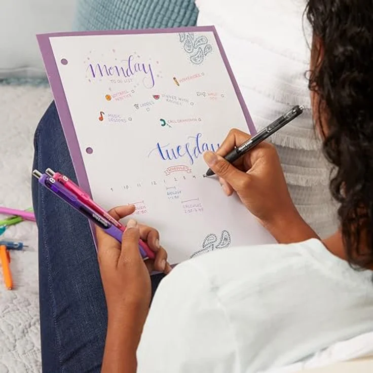 Paper Mate InkJoy Gel Fun M, 14 Multicolor Schreibstifte mit schneller Trocknung und ergonomischem Griff – Bild 6