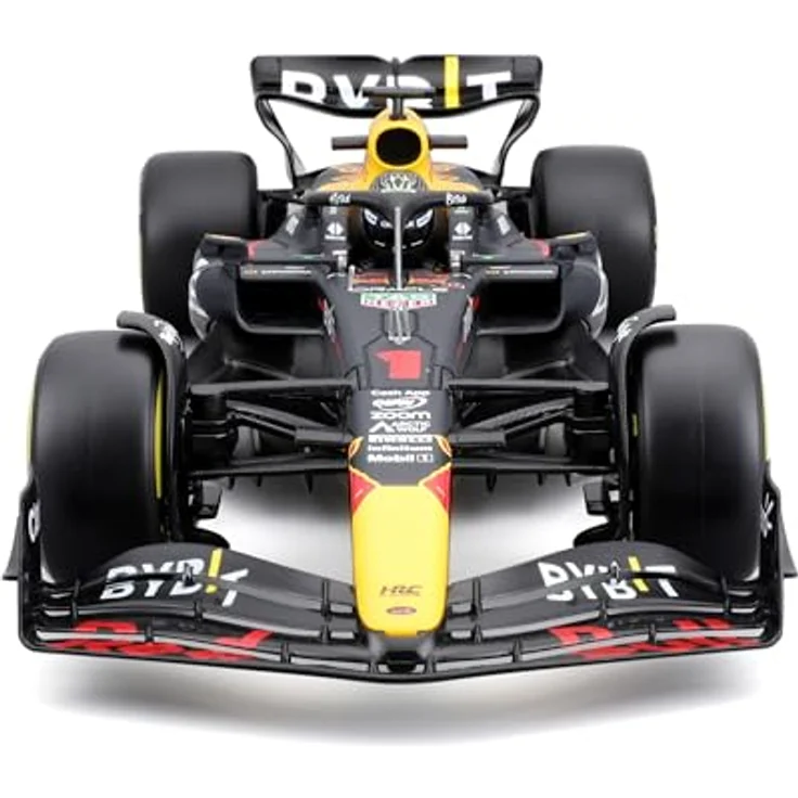 Bburago F1 Red Bull Racing RB19 Max Verstappen, 1:18 Modell, Detailgetreu aus Metall und Plastik, 32 cm lang, Offizielles Modell – Bild 5