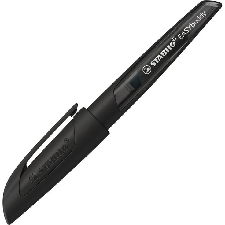 STABILO Füller EASYbuddy ergonomischer Schulfüller - Feder L - Linkshänder - schwarz – Bild 1