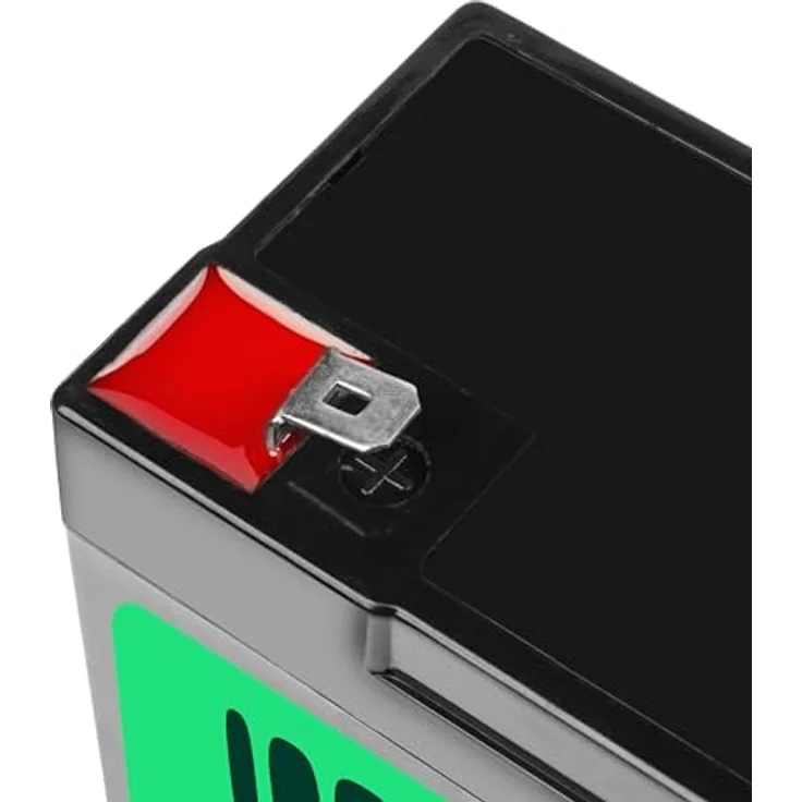 Green Cell AGM 6V 14Ah VRLA Blei-Batterie, zyklenfest für Elektro-Spielzeug, Alarm- und Notstromversorgung, Schwarz – Bild 5