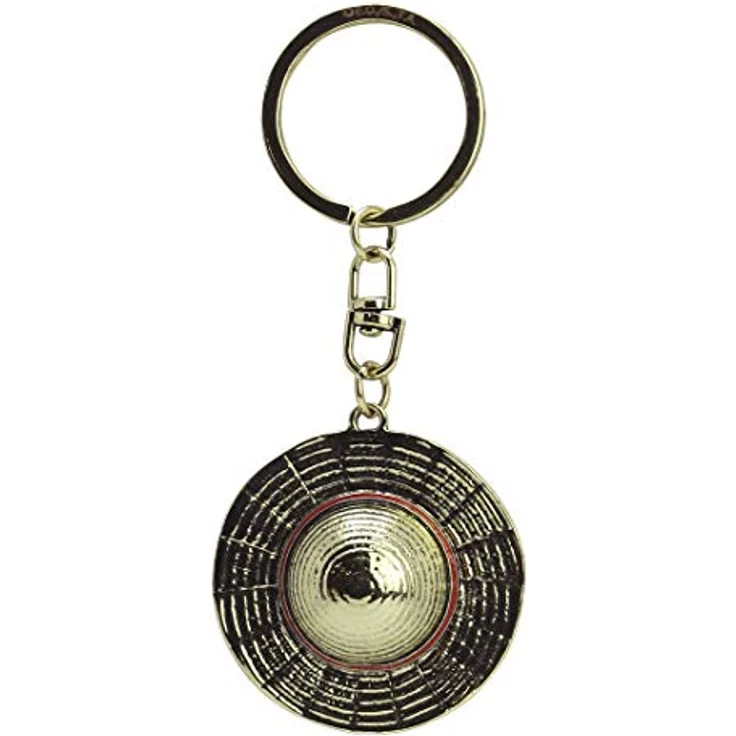 ABYstyle One Piece 3D Keyring Luffys Strohhut, hochwertiger Metall-Schlüsselanhänger, H. 4,8 cm x L. 4,5 cm, 100% offiziell – Bild 1