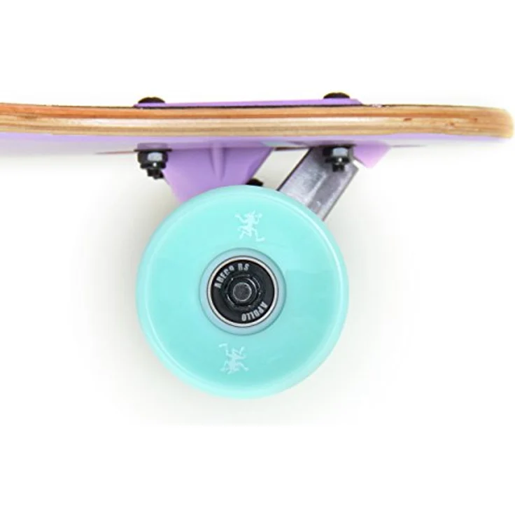 Apollo Longboard Tamana Komplettboard mit High Speed ABEC Kugellagern, Drop Through Freeride Skaten Cruiser Board – Bild 3