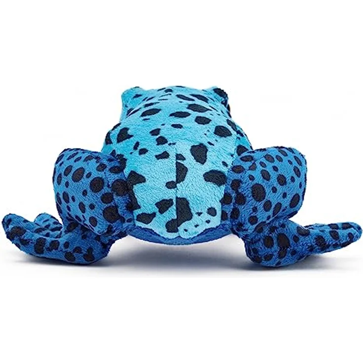 Zappi Co Benjamin der Blaue Pfeilgiftfrosch, 100% recyceltes Plüsch-Spielzeug (15cm), umweltfreundlich, weich und kuschelig für Neugeborene – Bild 5