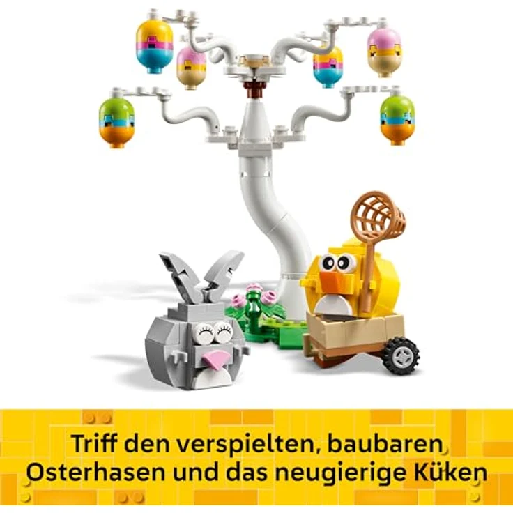 LEGO 70808 Osterhase und Ostereisuche Bausatz, mit 140 Teilen, Mehrfarbig, kreatives Konstruktionsspielzeug für Kinder ab 8 Jahren – Bild 6