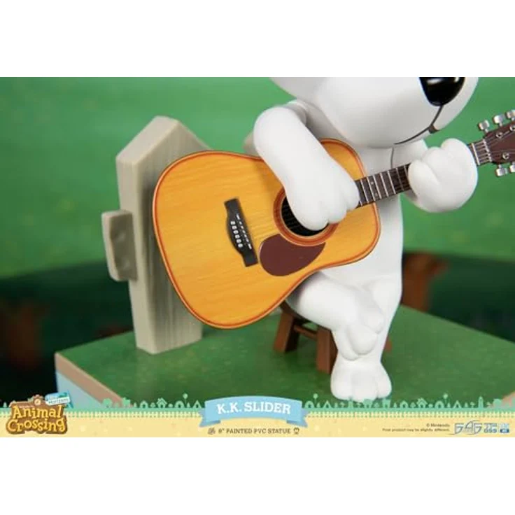 First 4 Figures Animal Crossing: New Horizons PVC Statue K.K. Slider, 22 cm, detaillierte Musikfigur mit hochdetaillierter Base und authentischem Styling – Bild 5