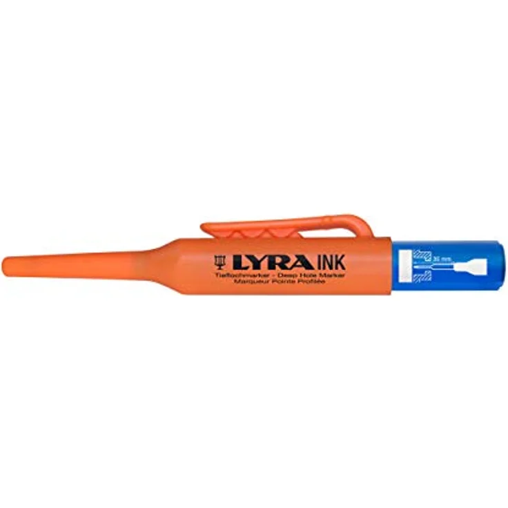 LYRA Ink Tieflochmarker, mit blauer Permanent-Tinte, Spitze 1mm, Markierstift für Glas, Metall, usw. – 4480051 blau – Bild 1