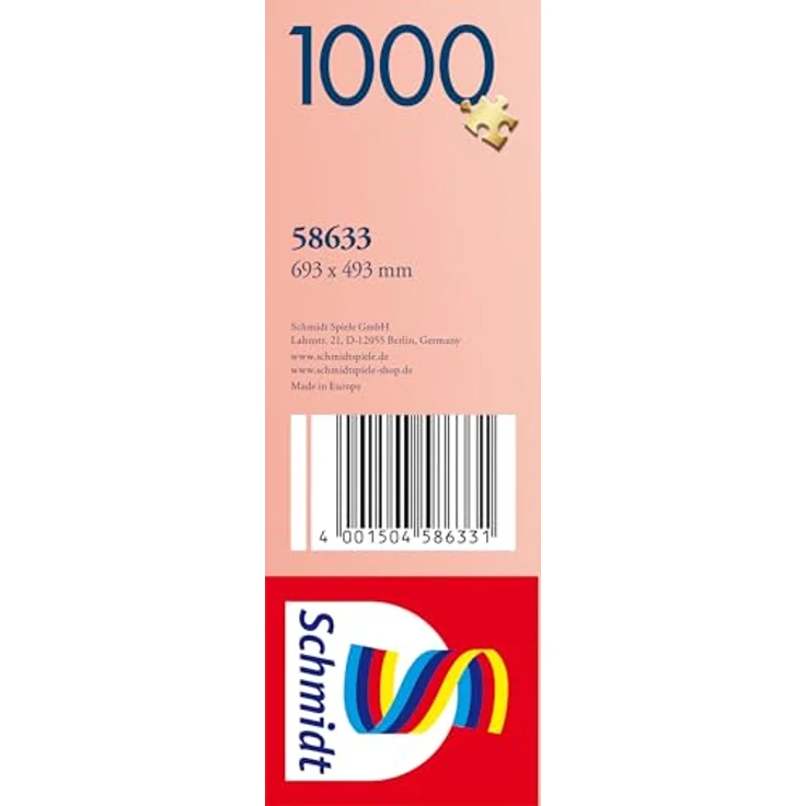 Schmidt Spiele 58633 Viktorianisches Gewächshaus Puzzle, 1000 Teile mit perfekter Passgenauigkeit und spiegelfreiem Mattlack, 69,3 x 49,3 cm – Bild 2