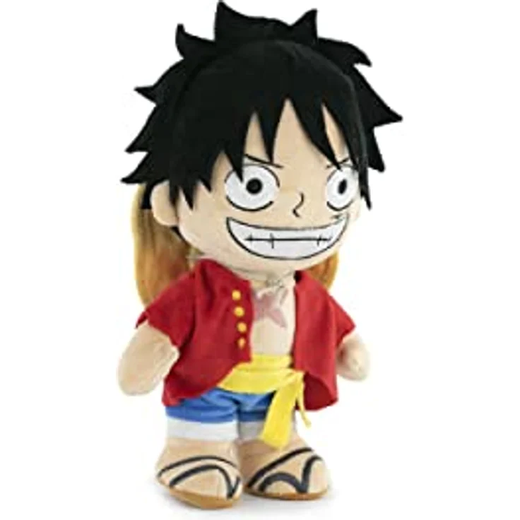 BARRADO One Piece - 28 Zentimeter - Super Soft Qualität (Luffy) - Kuscheltier – Bild 2
