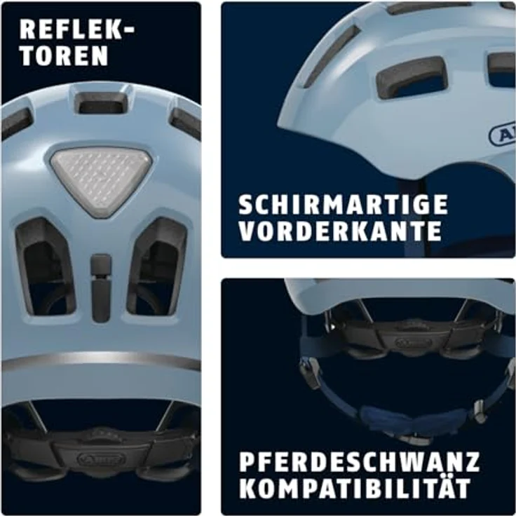 Abus Kinderhelm Youn-I 2. 0 glacier blue Gr. M 52-57 cm – Bild 3