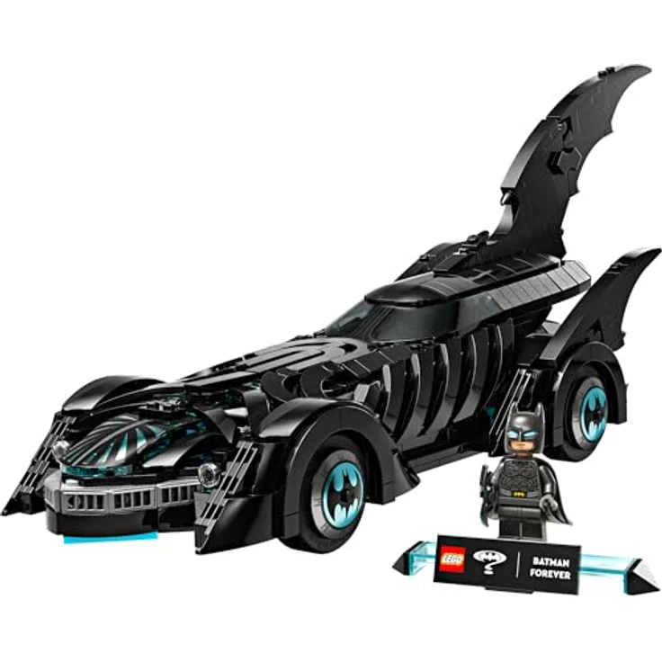LEGO Batman Forever Batmobil 76304, 909-teiliges Bauspielzeug für ab 12 Jahre, Länge 41cm, detailgetreu mit drehbaren Rädern – Bild 4