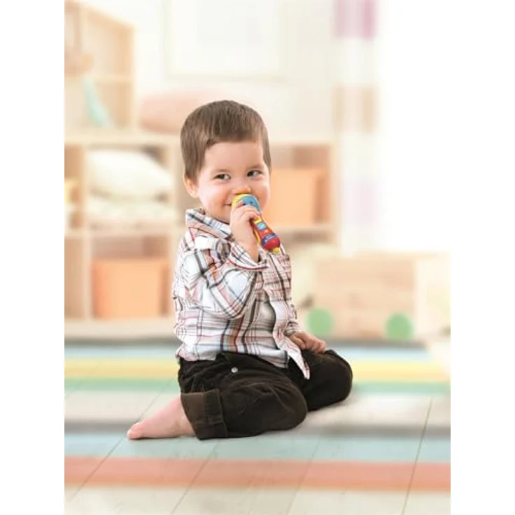 Clementoni 17522-NEW Mikrofon mit LED-Licht, 2 farbigen Tasten und Sprachverstärkung für Kinder – Bild 4