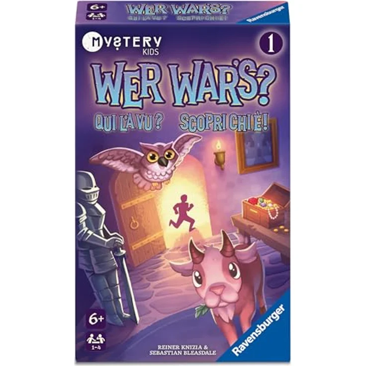 Ravensburger Wer war's Mystery Kids 1: Im Schloss - Kooperatives Reisespiel für 2-4 Spieler, ab 6 Jahre – Bild 2