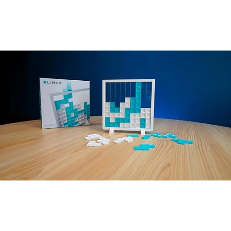Blue Orange Linkx, abstraktes Gesellschaftsspiel für 2 Spieler, Strategie- und Denkspiel, ab 6 Jahren – Bild 3