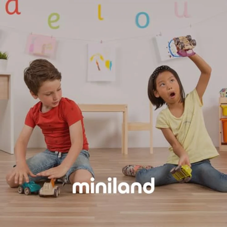 Miniland 31908 Euro-Set, 28 Scheine und 80 Münzen aus Kunststoff, gute Qualität – Bild 4