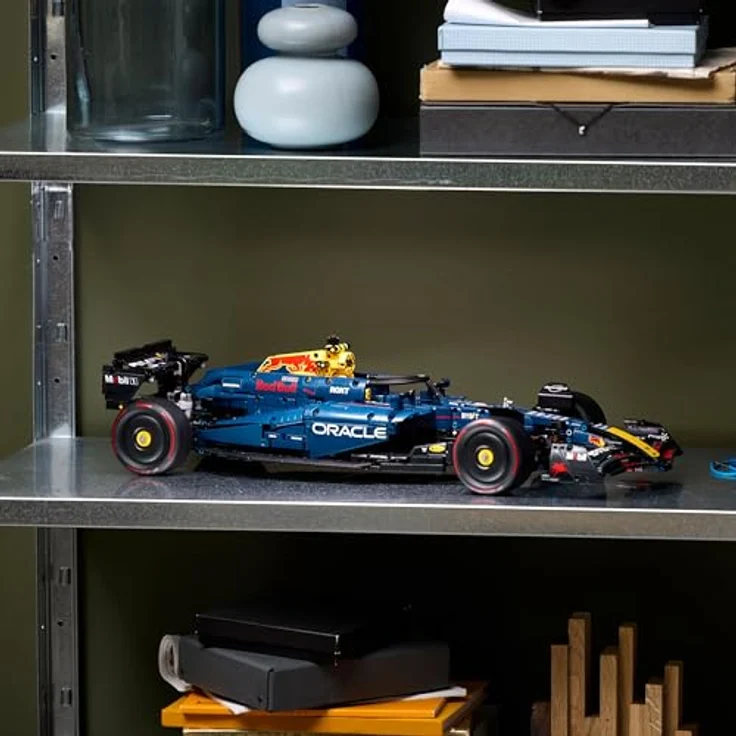 LEGO Technic 42206 Oracle Red Bull Racing RB20 F1 Rennauto, Bausatz mit authentischem V6-Motor und beweglichen Kolben, Mehrfarbig – Bild 3