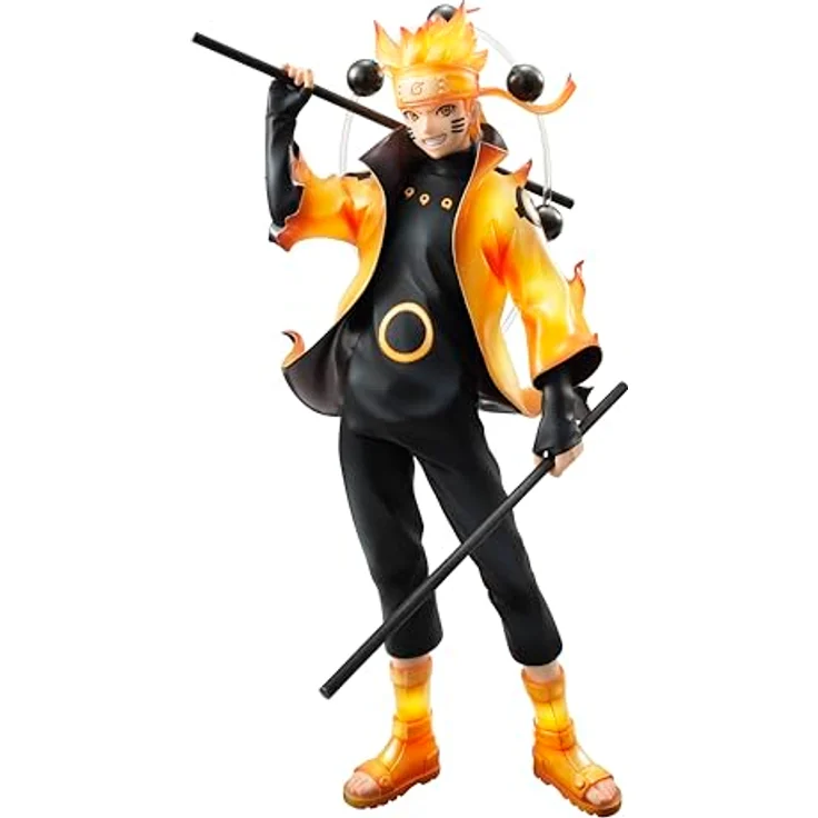 Megahouse G.E.M. Serie Naruto Shippuden Naruto Uzumaki Six Paths Sage Mode, Sammelfigur mit Standfuß, 15th Anniversary Edition – Bild 1