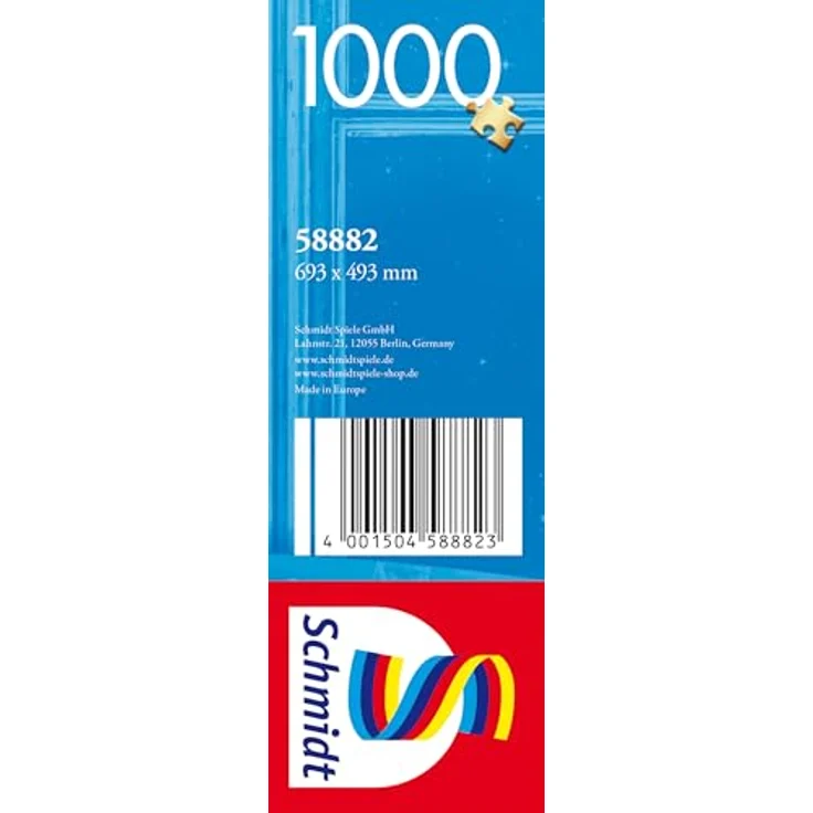 Schmidt Spiele 58882 Bis zum Mond, 1000 Teile Puzzle mit spezieller Leinenstruktur und spiegelfreiem Mattlack – Bild 2