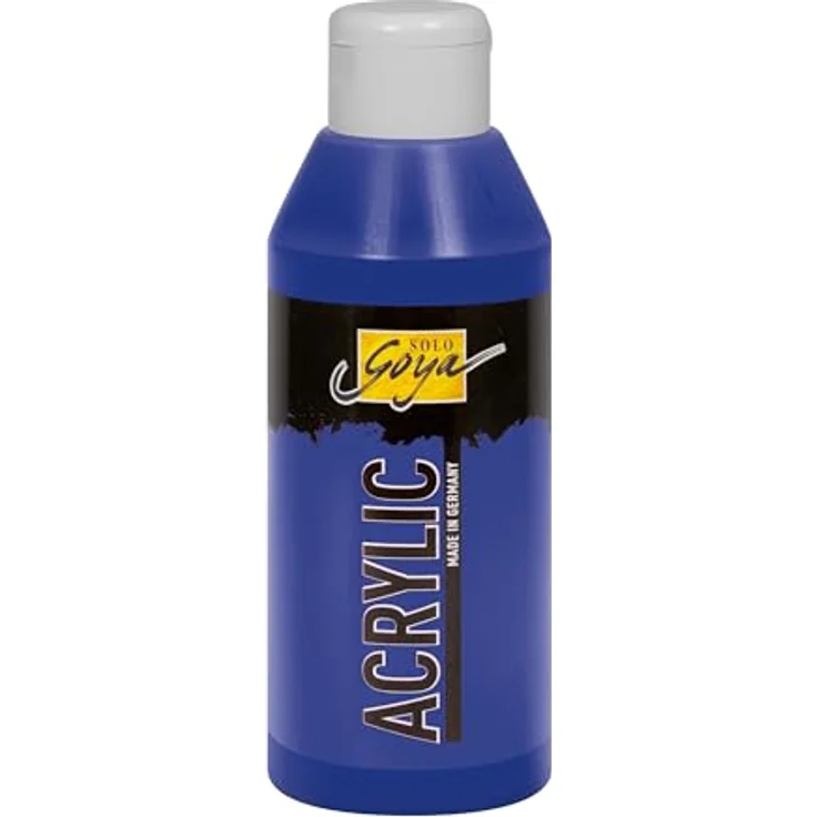 KREUL Solo Goya Acrylic - Kobaltblau, 250 ml, hochwertige Acrylfarbe auf Wasserbasis, schnell trocknend, gut deckend und wasserfest – Bild 1