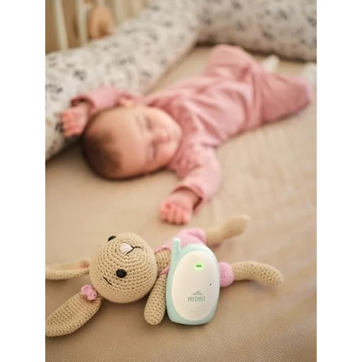 ETA Mimi 8306 90000, Audio-Babyphone mit 2,4 GHz FHSS-Technologie, LED-Anzeigen, Reichweite bis 300 m, Einwegkommunikation, schwaches Signal & Batterieerkennung – Bild 3