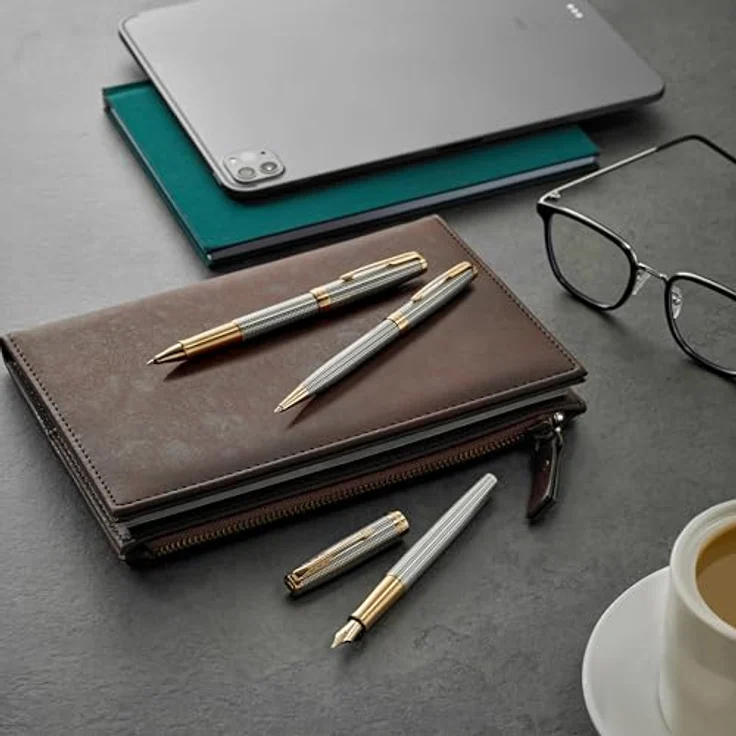 Parker Pen Sonnet, eleganter Schreibstift im klassischen Design, schwarz – Bild 7