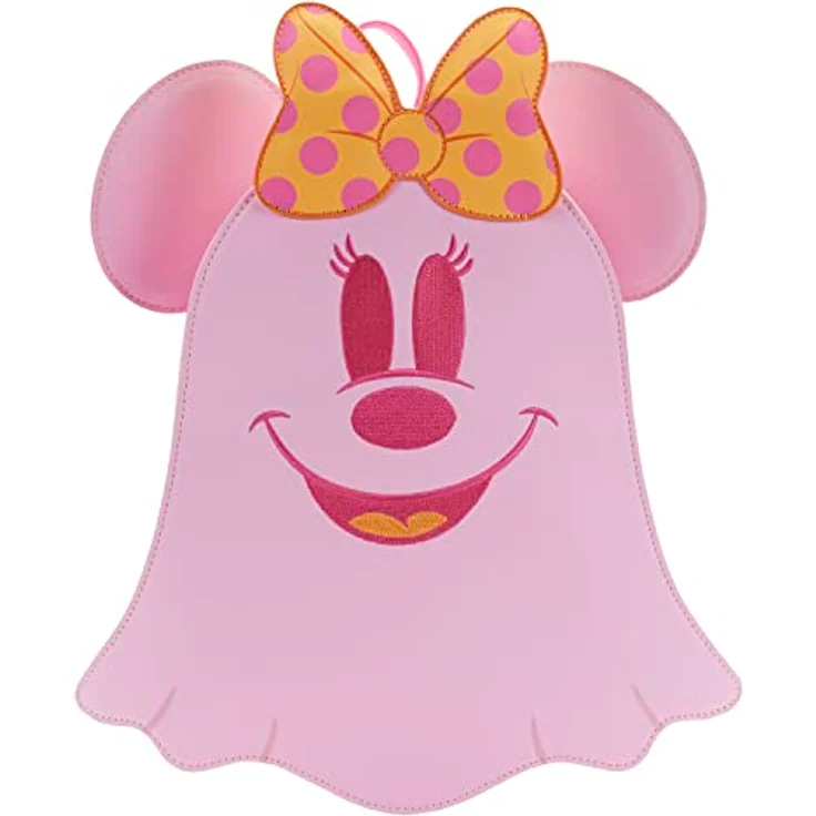 Loungefly Disney Plecak "Pastel Ghost Minnie Glow In The Dark", 26cm, Rucksack für Schule und Alltag, strapazierfähiges Material – Bild 1