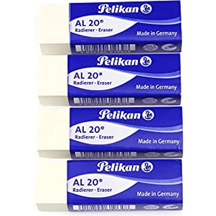 Pelikan, Radiergummi Säckchen 4 Gomme Bianco