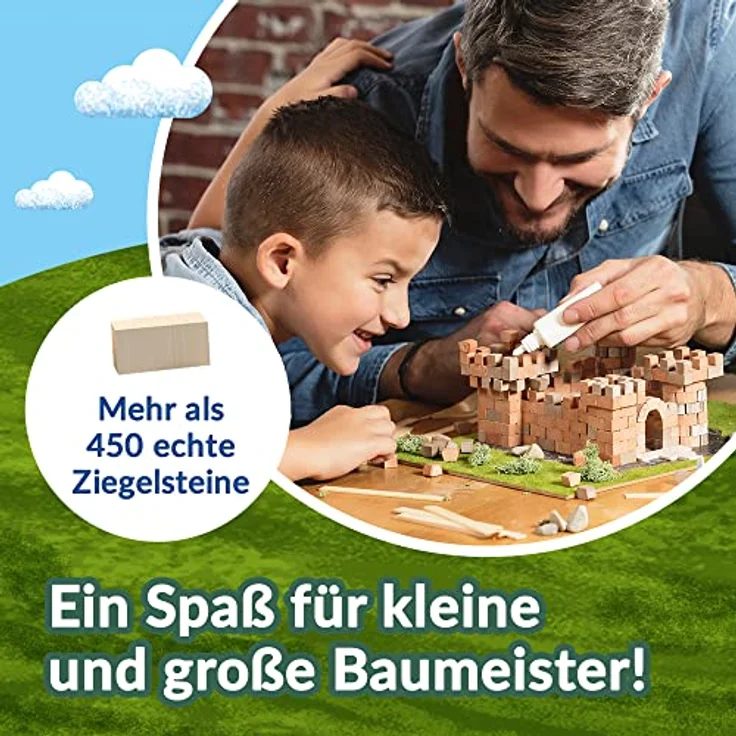 Brick Trick - Brick Trick Travel: Colosseum - Kreativ-Set mit 450 EKO Bausteinen, wiederverwendbar, für Kinder ab 7 Jahren – Bild 5