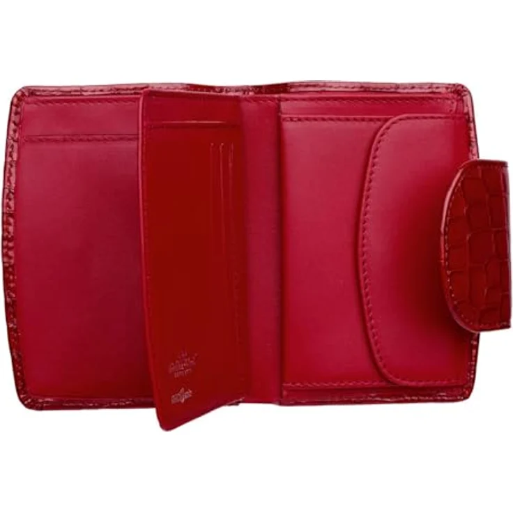 Golden Head Cayenne RFID Protect Billfold Coin Wallet, aus echtem Leder mit RFID-Blocker Schutz, Cherry (dunkelrot) – Bild 2