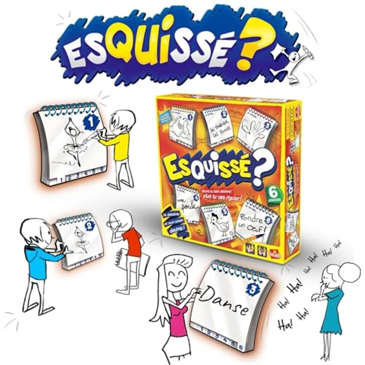 Goliath Toys Sketch, Brettspiel (Französisch) für Kinder ab 8 Jahren, Zeichen- und Ratespiel – Bild 3