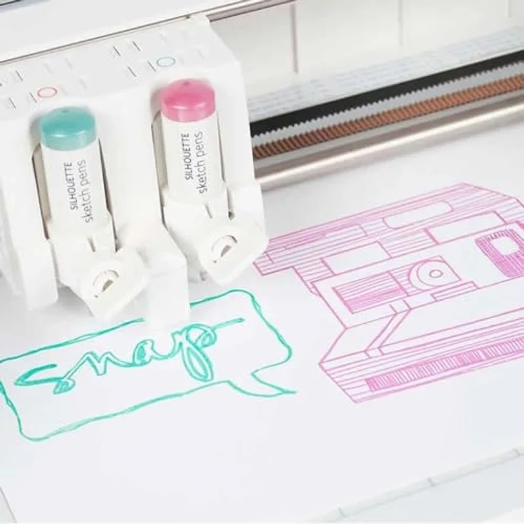 Silhouette Silh-Pen-Neo, mehrfarbige Skizzenstifte, säurefrei und einfach zu verwenden – Bild 3